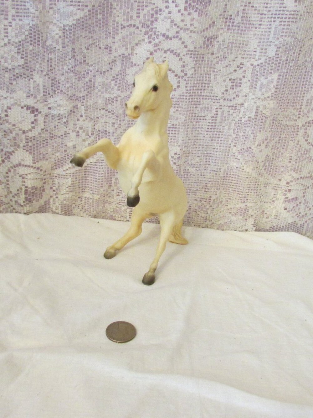 Vintage Breyer Fighting Stallion #30 Alabaster 1965-1985